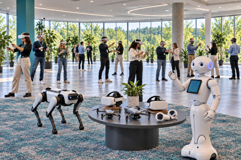 Futurisztikus csapatépítő programok: VR, robotika, AI, drón stb.